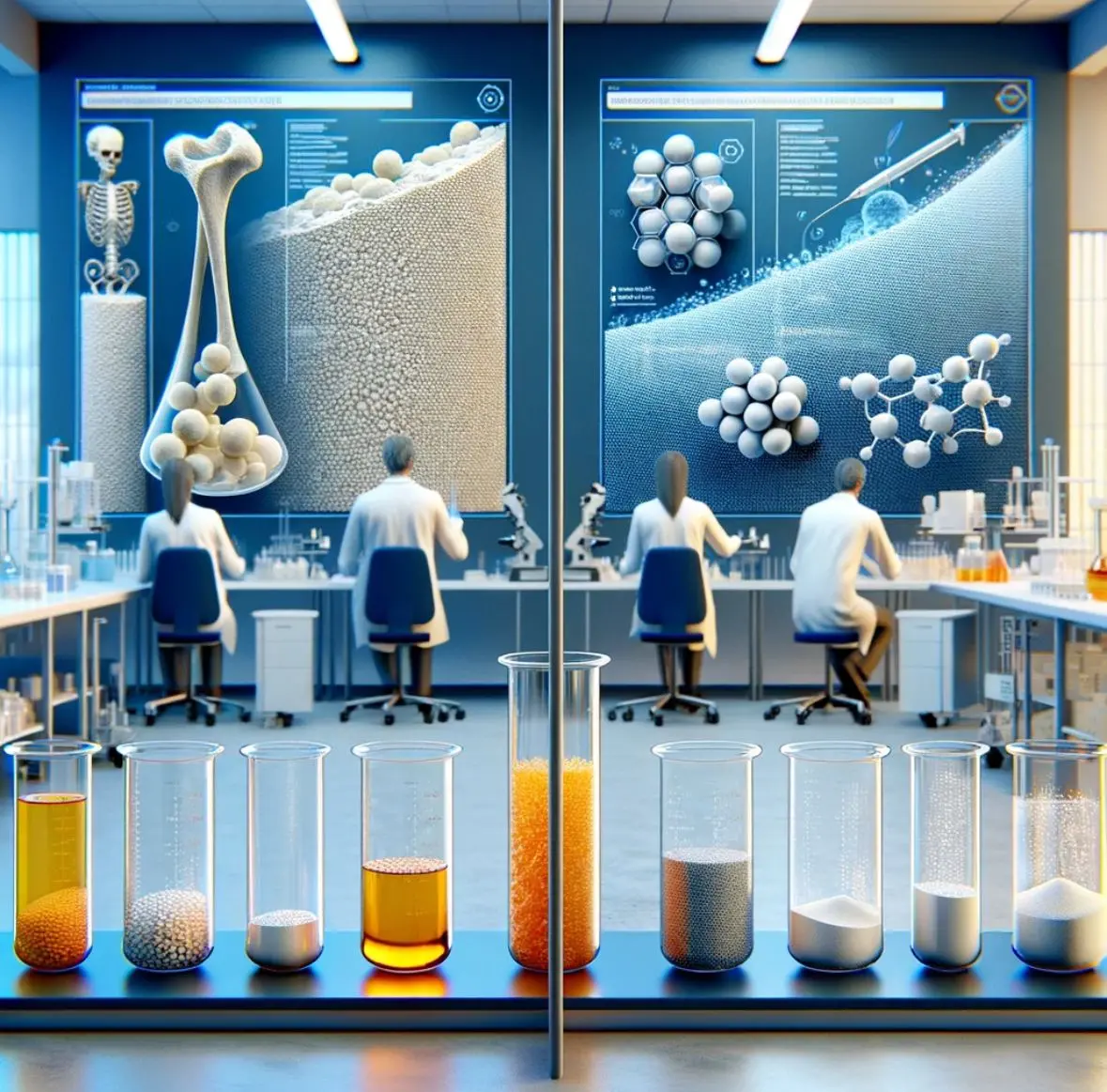“The Best Partner for Hydroxyapatite Microspheres: CMC or HA