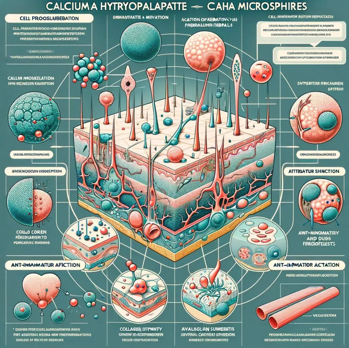 Review of the skin regeneration mechanism of CaHA microspher