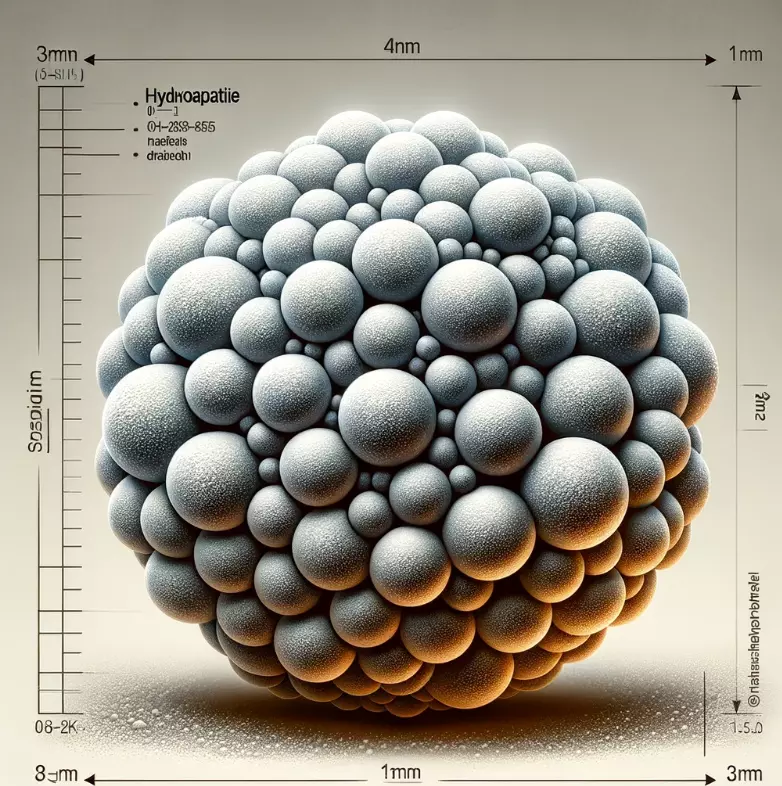 君卓羟基磷灰石微球产品型号:HAP08-H(规格1-3mm)