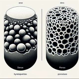 致密型和多孔型钙羟基磷灰石微球有什么不一样
