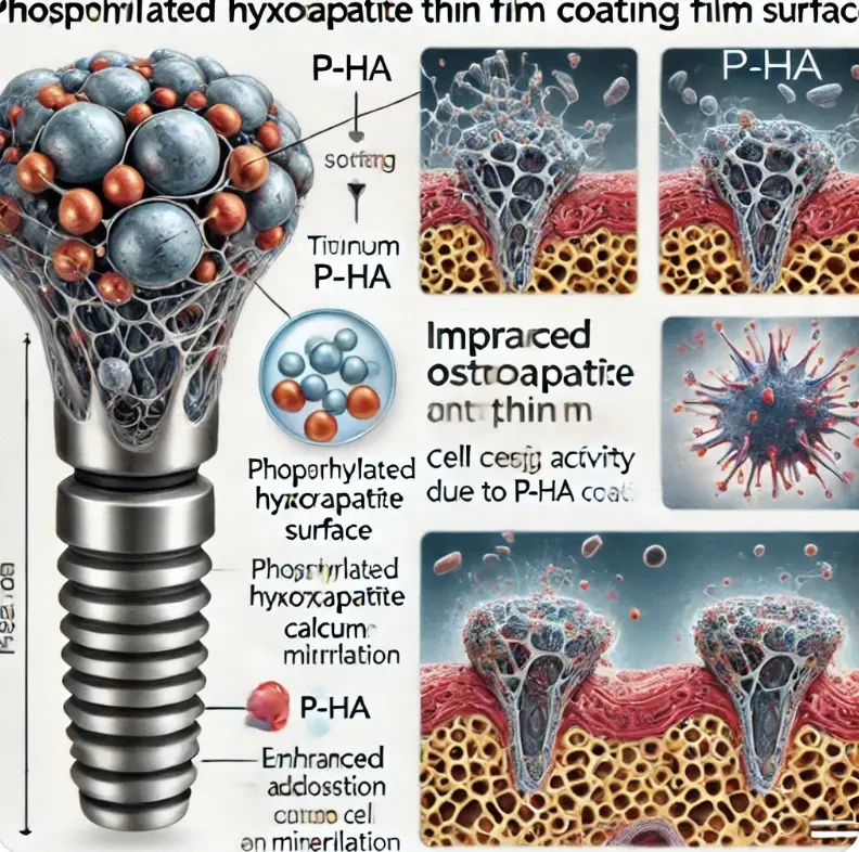 氟化羟基磷灰石薄膜增强钛植体的生物相容性和骨整合