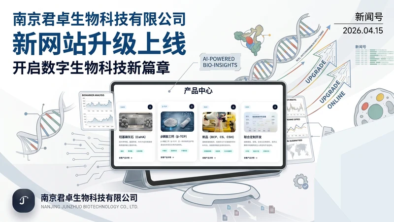南京君卓生物科技有限公司新网站升级上线封面图