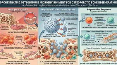 HAp-related microspheres for osteoimmune modulation and osteoporotic bone regeneration